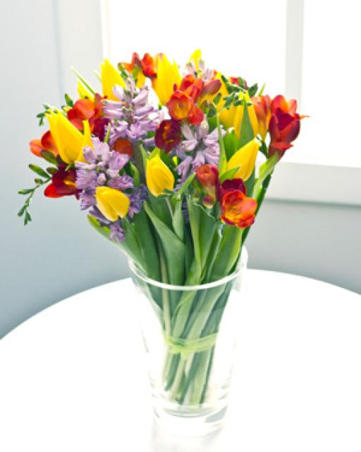 Colourful Bouquet of Seasonal Flowers