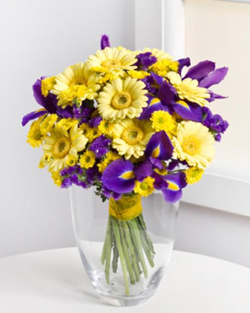 Bouquet of Gerberas and Irises